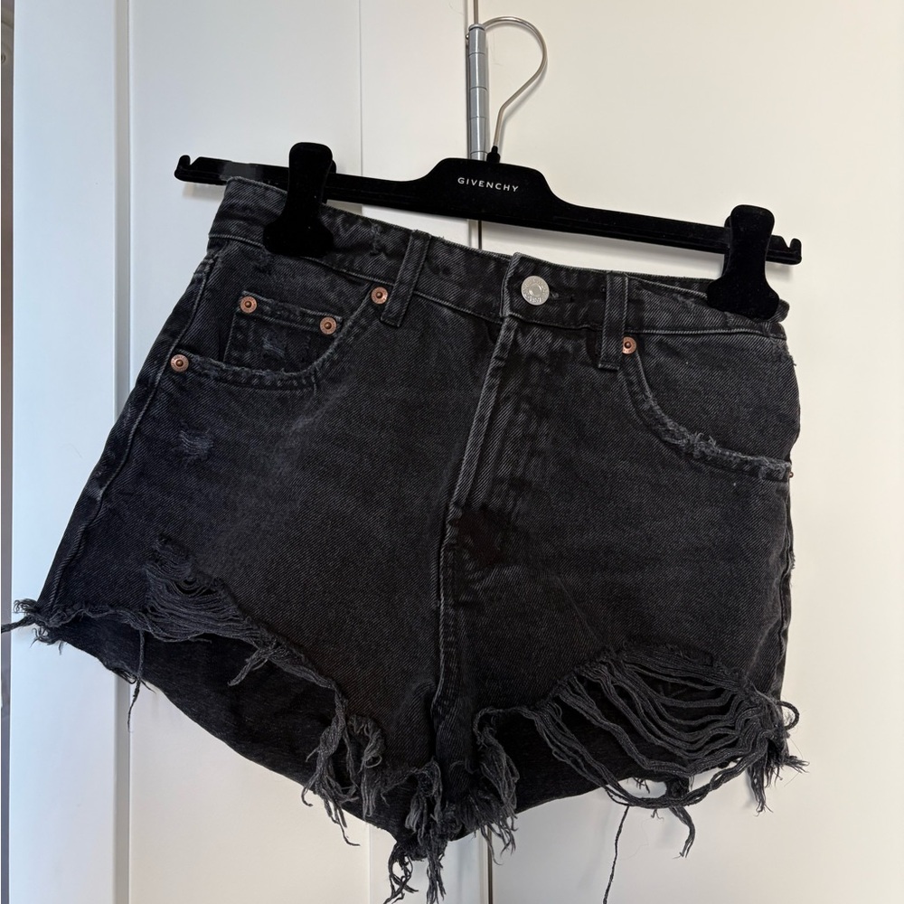 Zara Denim High Waisted Shorts - 34/2